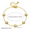 Collar de Acero de Titanio con Diseño de Perlas Redondas Simple de Gama Alta Estilo Coreano Moda Versátil Joyería Personalizada Perla Fresca Traje
