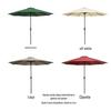 Guarda-chuva Amazon de 38 mm com pilar médio, guarda-sol de praia, guarda-sol para áreas externas, guarda-sol transfronteiriço, guarda-sol pequeno para áreas externas, guarda-sol de jardim