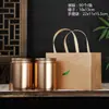Latas de Té, Latas de Hierro, Universales para Té Negro y Té Verde, Media Libra, Paquete de 0.5 kg, Latas Domésticas de Hojalata, Latas de Empaque Metálico