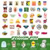 Precio FijoCompra Directa Transfronteriza desde Ebay: 100 Pegatinas Pequeñas Mixtas de Dibujos Animados con Graffiti, Populares en Amazon