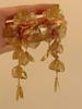 Aretes Retro Franceses de Borla de Flor Dorada Otoño e Invierno Distintivos Diseño Nicho Mil Oro Lujo Ligero Aretes Exquisitos