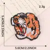 Li Xin Computadora Bordado Zhang Zi Tigre Accesorios para Ropa Comercio Electrónico Transfronterizo Suministro Parche Pecho Animal Bordado Parche de Tela