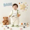 Mono de algodón puro clase A para bebé, chaqueta fina de algodón 40g, ropa de algodón para recién nacido, lindos dibujos animados para niños y niñas, ropa de algodón para bebé, otoño e invierno