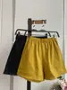 [Estilo Corto de Encaje] Nuevo Color Dopamina de Verano Encaje Delgado Elástico Cintura Alta Más Fácil de Combinar Pantalones Cortos Casuales para Mujer