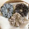 Diadema de Lana con Estampado de Leopardo para Otoño e Invierno para Mujer, Textura Suave, Sensación de Alta Calidad, Cuerda para el Cabello para Atar el Cabello, Accesorios para el Cabello Retro, Cuerda para el Cabello
