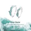 Anel de Casal Glacier Love High Sense 999 Prata Esterlina Cor Menta Nicho Irregular Vento Frio ins