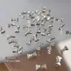Mini joyería con luz flash para arte de uñas de lazo de circonita, tamaño pequeño de lujo, corbata de lazo de amor plateada, accesorios para uñas, venta al por mayor