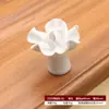 Puxador de Cerâmica para Guarda-Roupa, Armário, Gaveta, Porta de Sapateira Estilo Country, Puxador Moderno Minimalista Flor Crista de Galo de Furo Único, Venda Direta de Fábrica