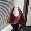 Bolso de Mano Vintage para Mujer 2024 Nueva Moda Otoño Bolso Dumpling Fideos Suaves Textura de Alta Gama Bolso de Hombro Cruzado