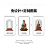 Soporte de exhibición de vidrio para thangka pintado a mano, decoración del hogar personalizable estilo Tíbet para sala de estar y escritorio de oficina