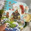 Caderno de Bolso Espiral 64K Langlangshan de Alto Valor Portátil de Bolso Desenho Animado Mini Presente de Recompensa para Aluno do Ensino Fundamental