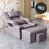Cama de Massagem para Pés Banheira Elétrica para Pés Sofá Manicure Cílios Beleza Cadeira Reclinável Banho para Pés Lavagem de Pés Imersão dos Pés Cama de Massagem para Pés