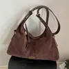 Bolso de axila para mujer 2026 nuevo de moda otoño gama alta vintage versátil bolso de hombro para el trabajo y los desplazamientos bolso cruzado