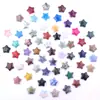 Accesorios de Estrella de Cristal Natural 20 mm Estrella de Cinco Puntas Adornos de Piedra Bruta Piezas de Juego de Gemas Estrella de Cinco Puntas Piedra