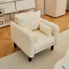 Sofá de luxo leve para salas pequenas, sofá simples de dois ou três lugares para apartamentos, lojas de roupas, imóveis para aluguel e áreas de recepção