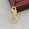 Hongxing Joias DIY Cobre Pato Mandarim Cor Dourada Conserva de Cor 10x5mm Cisne Conector Fecho Pingente Colar Pulseira B1527