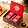 Caja de Regalo de Lunas Nuevas para el Festival del Medio Otoño 2026, set de 8 piezas, estuche portátil de doble capa de alta gama, caja de embalaje para mooncakes, caja de regalo vacía