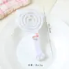 Peine de Almohadilla de Aire con Diseño Hueco de Pata de Gato de Dibujos Animados Portátil Lindo Gatito Peine con Airbag Suave Bonita Peine Masajeador para Niña