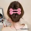 2026 Novo Elegante Presilha de Garra Grande Pelúcia Retro Presilha de Cabelo para Nuca Flor Bico de Pato Presilha de Cabelo para Mulheres