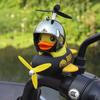 Lindo Pato Amarillo Submarino Adornos de Pato para Coche Motocicleta Autopropulsada Motocicleta Eléctrica Adornos de Coche a Batería Accesorios