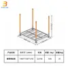 Venta al por mayor de fábrica Nuevo Marco Base Plana Estantería Apilable Tipo de Inserción en Tubo Almacén de Frío Estantería para Palets Insertable Qiaogu Rack