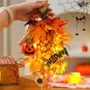 Decoración de Halloween Ramo de Calabazas Colgante Hecho a Mano DIY Diseño de Escena para Fiesta Festiva Regalos para Actividad de Jardín de Infancia