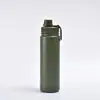 Taza de Agua Térmica Portátil Transfronteriza de Acero Inoxidable 304, Taza Deportiva para Hombres y Mujeres, Estudiante, Viajes en Coche al Aire Libre
