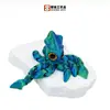 Nuevo producto transfronterizo: Pulpo de ojos grandes con articulaciones móviles, linda decoración 3D para fiestas