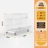 Expositor de Supermercado Empilhável Multicamadas com Cestas Inclinadas, Expositor de Pão, Estrutura de Exibição de Prateleira de Lanches para Lojas de Conveniência com Rodas