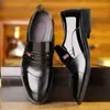 [100% piel de vaca] procesamiento especial de liquidación zapatos de cuero con defectos zapatos de hombre zapatos de vestir casuales suela blanda zapatos antideslizantes