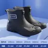 Botas de Lluvia de Moda de Verano para Hombre, Usables, Suaves, Antideslizantes, Suela Plana, Zapatos para Exteriores, Botas de Lluvia para Cocina, Zapatos de Goma