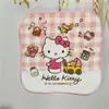 Pañuelo de Algodón Lindo, Toalla Cuadrada Pequeña, Minipañuelo Infantil Hello Kitty, Pañuelo con Corazón para Novia