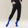 Dança Moderna Calças Retas Largas Calças Cenoura Afuniladas Calças de Dança Chinesa Calças de Prática Corporal Femininas Atacado
