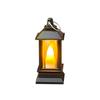Luz de vento quadrada pequena retrô mini luz de vela eletrônica led luz noturna luz de atmosfera decorativa criativa enfeites de mesa