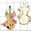 Venta Caliente Transfronteriza Nuevo Colgante de Arpa Cello con Goteo de Aceite Colgante Pulsera DIY Collar Accesorios de Joyería
