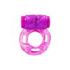 Anillo de Bloqueo de Semen, Anillo de Cristal Mariposa, Anillo Vibrador para Pene, Juguete Sexual para Adultos, Anillo Único Eléctrico Telescópico, Ajustable