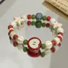 Jingdezhen Cerámica Estilo Lindo Pulsera de Manzana Pulsera para Mejor Amiga Estudiante Joyería Versátil de Aspecto Elegante Pulsera Venta al por Mayor