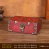 Caja de Almacenamiento de Madera Retro con Cerradura Caja de Contraseña Caja para Cartas Tarjetas Tesoros Caja Pequeña de Madera Almacenamiento Caja de Madera Caja de Sellado