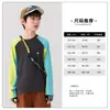 Body infantil roupas infantis outono roupas de menina camiseta de manga comprida com design ombro a ombro 2026 novo top infantil de outono para primavera e outono