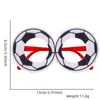 Gafas Temáticas de Fútbol del Mundial para EE. UU., Canadá y México Decoraciones para Fiestas Accesorios para Animar Accesorios para Fotos Marcos de Gafas de Fieltro