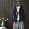 Camisa de Algodón con Capucha de Manga Larga Primavera y Otoño 2026 para Mujer Chaqueta Fina Tallas Grandes Comercio Exterior Transfronterizo Ruso Xingnuo