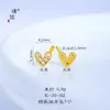 Puzuo Color Fuerte que Conserva Arena Dorada Accesorios DIY Mantra de Seis Caracteres Lingote Corazón Bambú Colgante Collar Pulsera Accesorios para Mujeres