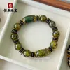 Pulsera de Ágata de Tíbet con Cuenta Dzi de Tres Ojos Estilo Tibetano Cuenta Dzi de Nueve Ojos Ágata Vintage Cuenta Dzi al por Mayor