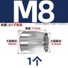 Tuerca cónica de acero inoxidable 304/201 moleteada de expansión por implosión antideslizante tapa de tornillo hembra cónica M6M8M10M12mm