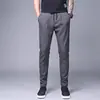 Pantalones casuales para hombres de mediana edad hombres color liso talla extra ropa de trabajo transpirable ropa de trabajo sucia pantalones de trabajo pantalones transfronterizos