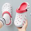 Sapatos Hole para Mulheres Uso Externo Pés Não Fedorentos Sola Grossa Aumento de Altura Pés Não Trituráveis Chinelos Sandálias de Praia Antiderrapantes Respiráveis