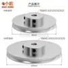 Polea tipo O aleación de aluminio ranura única PU redonda 6MM polea husillo de motor 5 husillo de transmisión máquina herramienta modelo pequeño