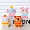 Adornos Pequeños de Animales de Dibujos Animados Decoraciones de Escritorio para Oficina Resina Lindos Descompresión del Trabajo Decoraciones para Estación de Trabajo Adornos
