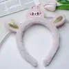 Diadema de Cabeza de Muñeca Monstruo Bubu Marta Burbuja Suave Linda Femenina Corazón Bola de Pelo Conejo Linda Dibujo Animado Peluche Diadema