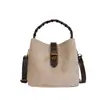 Bolso de mano nuevo de comercio exterior transfronterizo, bolso tipo cubo moderno y elegante para mujer, con un diseño único, adecuado para el trabajo diario, y se puede llevar como bolso de hombro o bolso cruzado